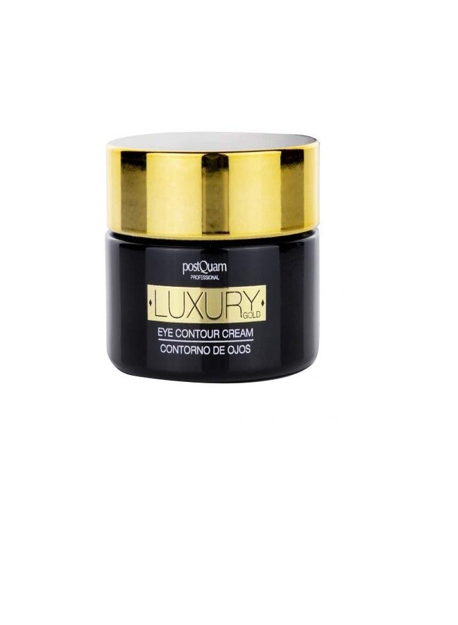 POSTQUAM Professional Luxury Gold Eye Contour Cream 15ml - Hyaluronic Acid - Helps Minimize Wrinkles & Expression Lines - Soothe the Eye Area - Image 1